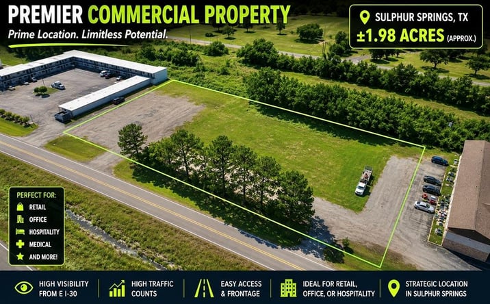 Pictures of Land property located at 1531 Industrial Drive, Sulphur Springs, TX 75482 for sales - image #1