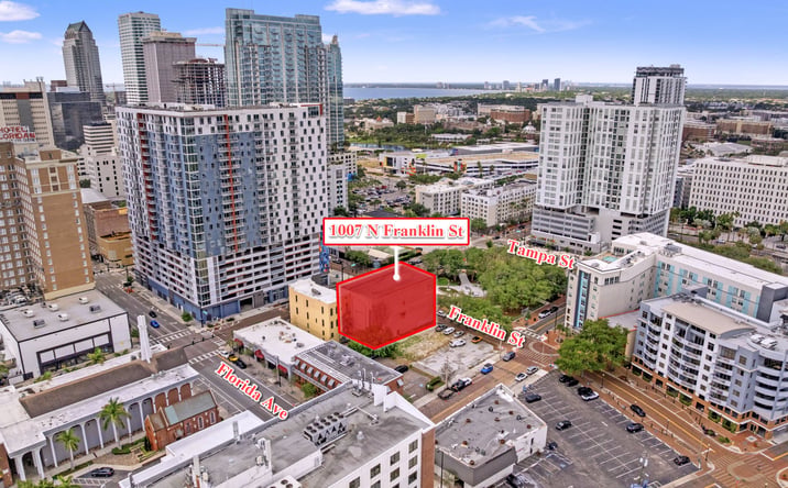 Pictures of Multifamily, Mixed Use, Retail property located at 1007 FRANKLIN ST, TAMPA, FL 33602 for sales - image #1