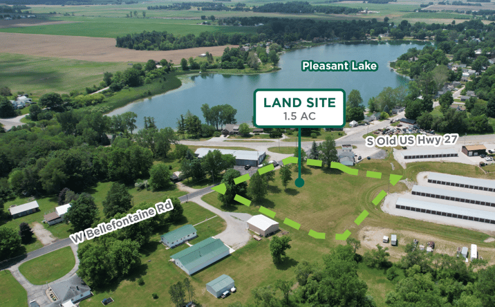 Pictures of Land property located at 4670 South Old US Highway 27, Pleasant Lake, IN 46779 for sales - image #1