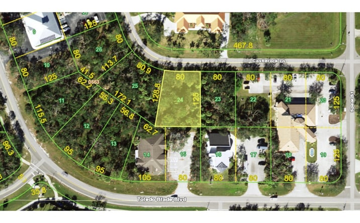 Pictures of Land property located at 1523 Castlerock Ln, Port Charlotte, FL 33948 for sales - image #1