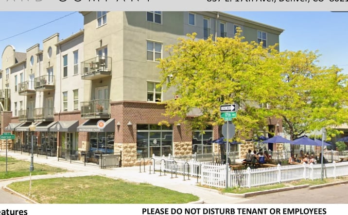 Pictures of Retail property located at 837 E. 17th Ave., Denver, CO 80218 for sales - image #1