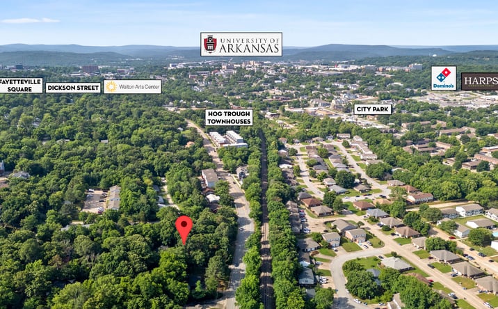 Pictures of Land property located at 1624 N Gregg Ave, Fayetteville, AR 72703 for sales - image #1