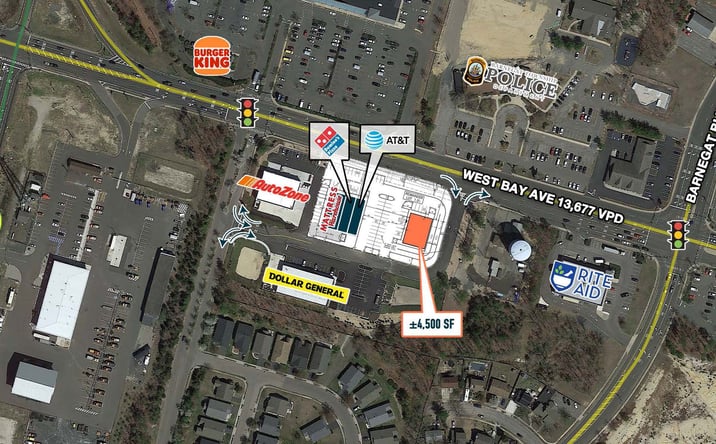 Pictures of Land, Retail property located at 909 W Bay Ave, Barnegat Township, NJ 08005 for sales - image #1