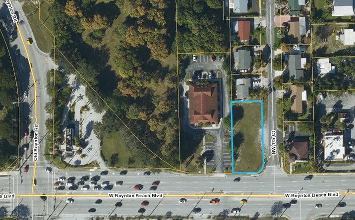 Pictures of Land property located at 711 W Boynton Beach Boulevard, Boynton Beach, FL 33426 for sales - image #1