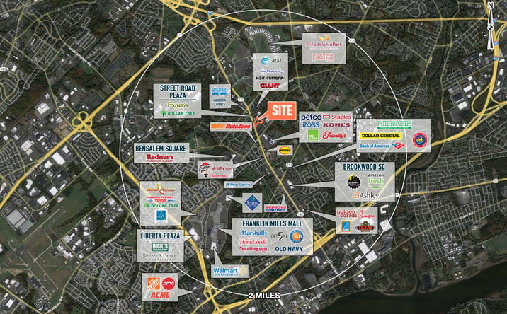 Pictures of Land property located at 2555 Street Road, Bensalem, PA 19020 for sales - image #1