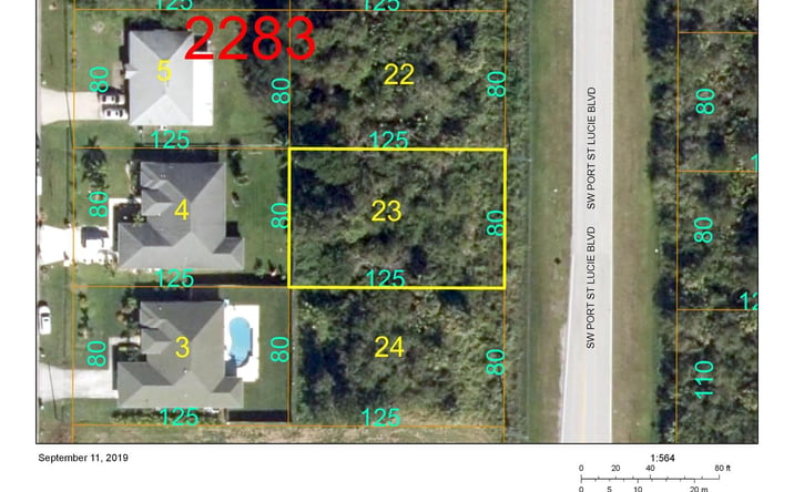 Pictures of Land property located at 4480 SW Port St Lucie Street, Port St. Lucie, FL 34953 for sales - image #1