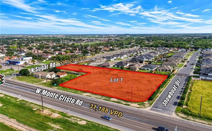 Pictures of Land property located at TBD Lot 1 W Monte Cristo Road, Edinburg, TX 78541 for sales - image #1