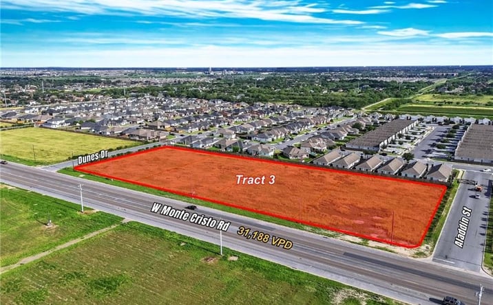 Pictures of Land property located at TBD Parcel 3 W Monte Cristo Road, Edinburg, TX 78541 for sales - image #1