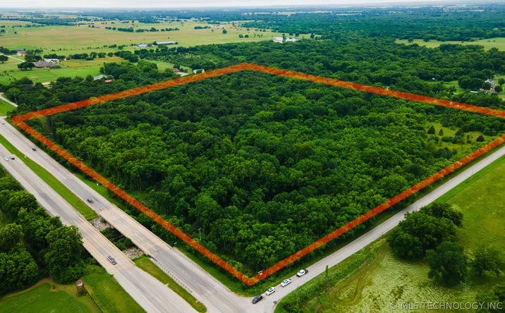 Pictures of Land property located at 20100 S Hwy 75, Mounds, OK 74047 for sales - image #1