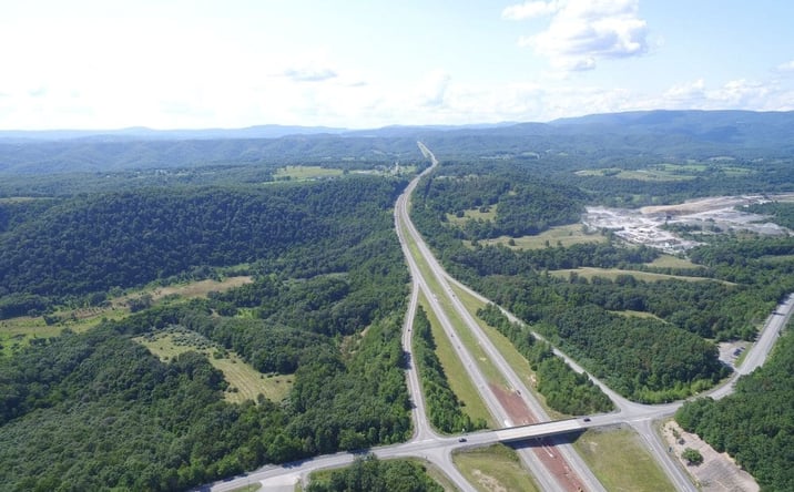 Pictures of Land property located at Alta Interchange (#161) at I-64, RT 12 and US Route 60, Lewisburg, WV 24901 for sales - image #1