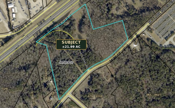 Pictures of Industrial, Land property located at McClure Industrial Drive, Jefferson, GA 30549 for sales - image #1