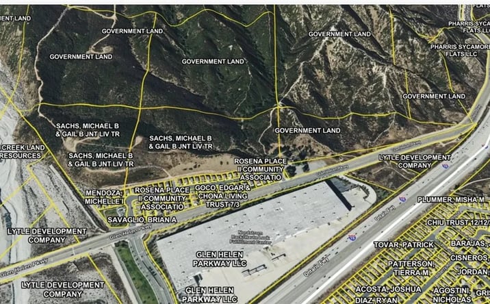 Pictures of Land property located at Sycamore Cyn & Meyer Road, Devore, CA 92376 for sales - image #1