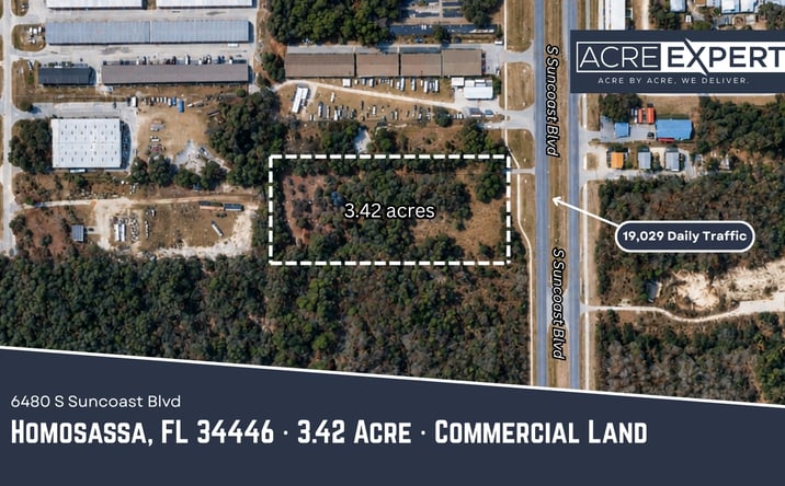 Pictures of Land property located at 6480 South Suncoast Boulevard, Homosassa, FL 34446 for sales - image #1