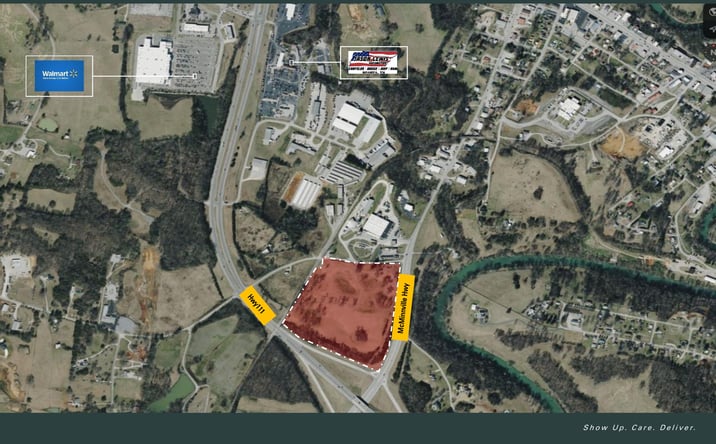 Pictures of Land property located at Northwest Corner of Hwy. 111 & McMinnville Hwy, Sparta, TN 37055 for sales - image #1