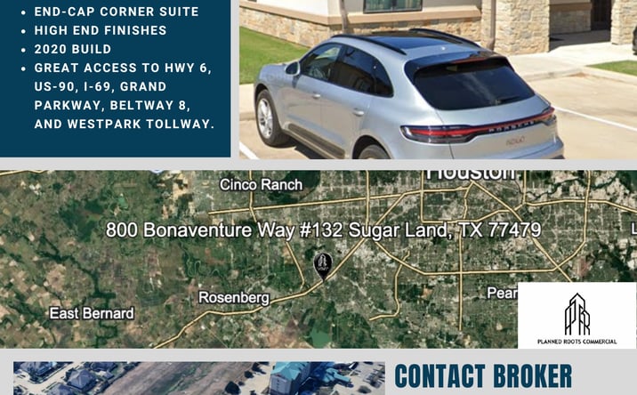 Pictures of Office property located at 800 Bonaventure Way #132, Sugar Land, TX 77479 for sales - image #1