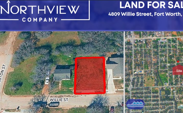 Pictures of Land property located at 4809 Willie Street, Fort Worth, TX 76105 for sales - image #1