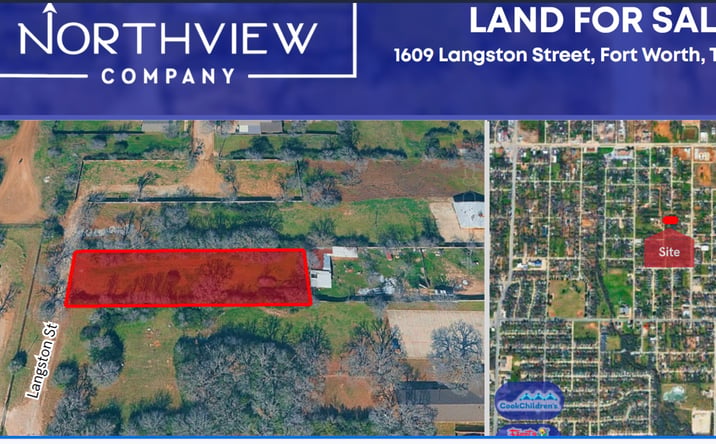 Pictures of Land property located at 1609 Langston Street, Fort Worth, TX 76105 for sales - image #1