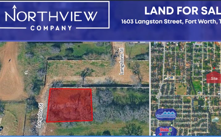 Pictures of Land property located at 1603 Langston Street, Fort Worth, TX 76105 for sales - image #1