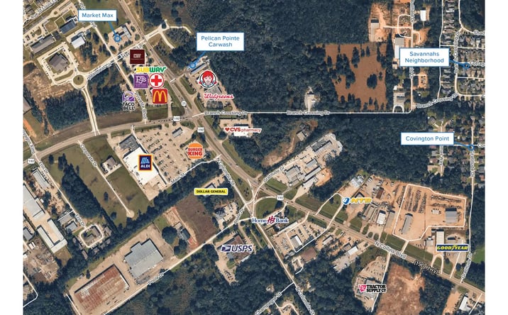 Pictures of Retail, Land property located at 2121 Collins Boulevard, Covington, LA 70433 for sales - image #1