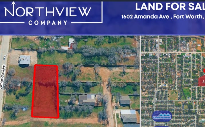 Pictures of Land property located at 1602 Amanda Avenue, Fort Worth, TX 76105 for sales - image #1