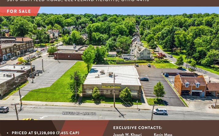 Pictures of Retail property located at 3070 Mayfield Road, Cleveland Heights, OH 44118 for sales - image #1