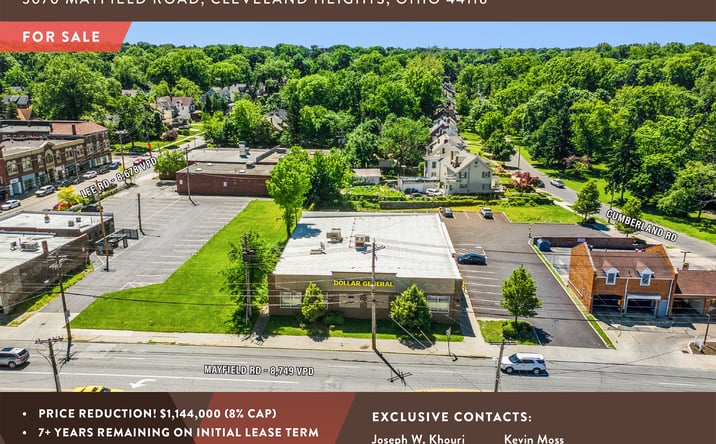 Pictures of Retail property located at 3070 Mayfield Road, Cleveland Heights, OH 44118 for sales - image #1