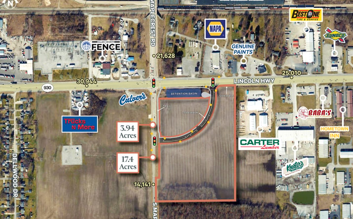 Pictures of Land property located at 6330 Lincoln Highway, Fort Wayne, IN 46803 for sales - image #1