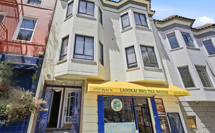 Pictures of Retail, Multifamily, Mixed Use property located at 2737 Hyde Street, SF, CA 94109 for sales - image #1