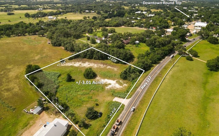 Pictures of Land property located at SWQ of S Washington St & Bauer Rummel Highway 237, Round Top, TX 78954 for sales - image #1