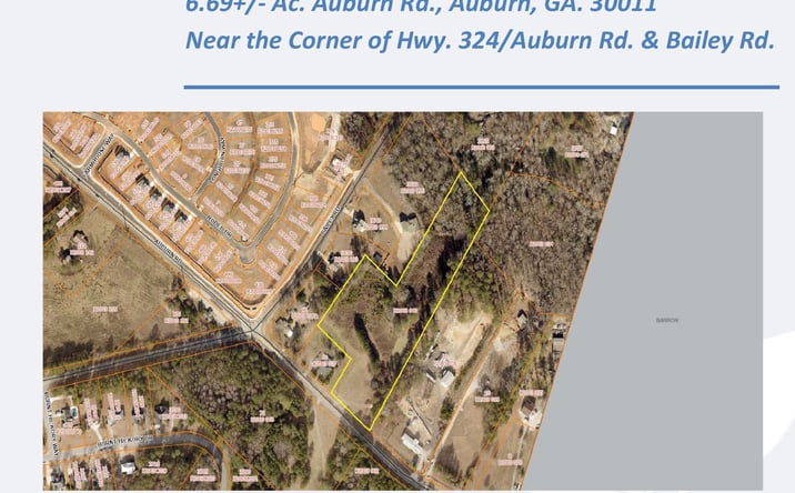 Pictures of Land property located at Auburn Road, Auburn, GA 30011 for sales - image #1