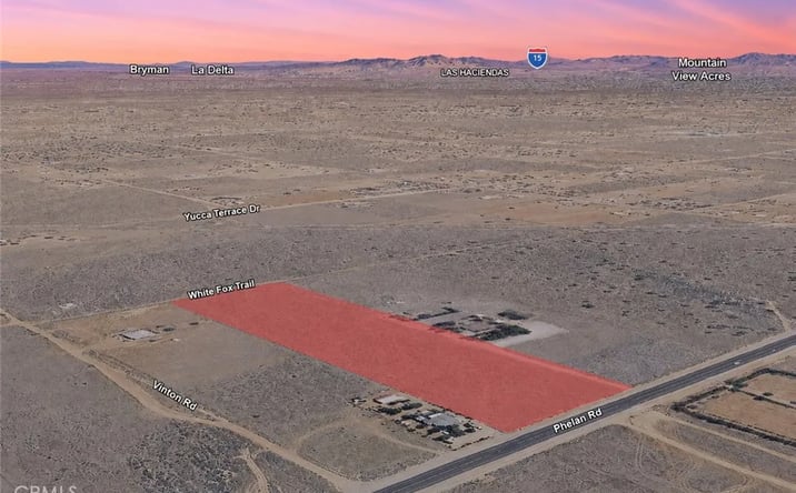 Pictures of Land property located at Zing, Phelan, CA 92371 for sales - image #1