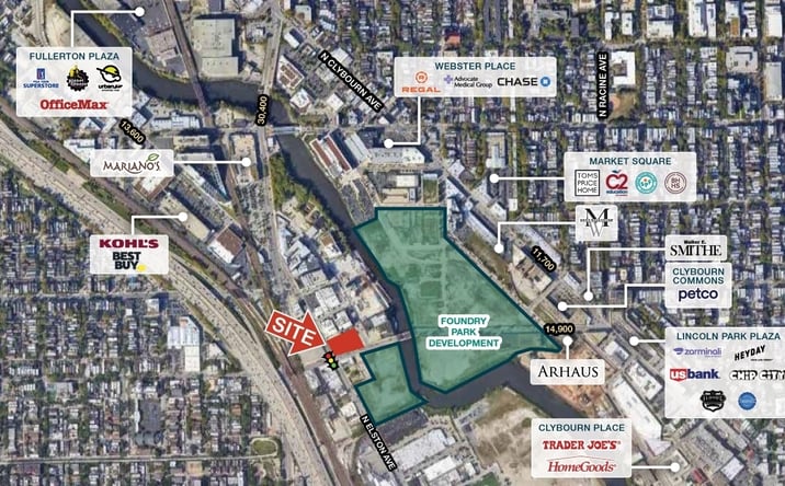 Pictures of Land property located at 1901 N. Elston Avenue, Chicago, IL 60614 for sales - image #1