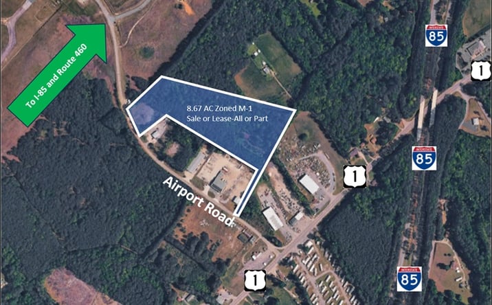 Pictures of Land property located at TBD Airport Road, North Dinwiddie, VA 23803 for sales - image #1