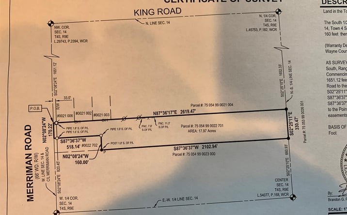 Pictures of Land property located at Vacant MERRIMAN RD, New Boston, MI 48164 for sales - image #1
