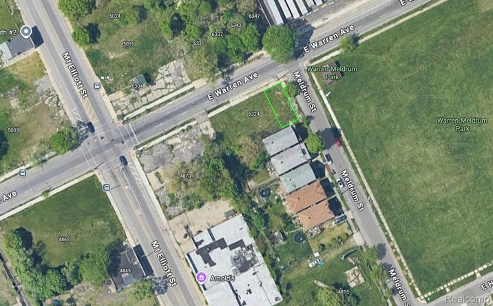 Pictures of Land, Industrial property located at 6340 E Warren Avenue, Detroit, MI 48207 for sales - image #1