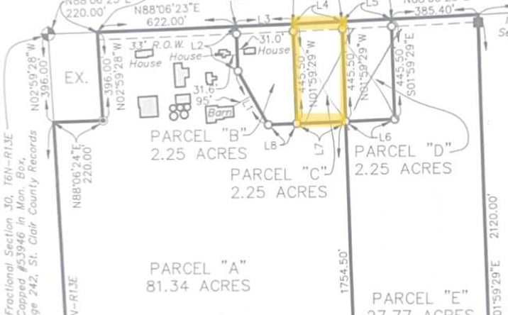 Pictures of Land property located at Parcel "C" Almont, Allenton, MI 48002 for sales - image #1