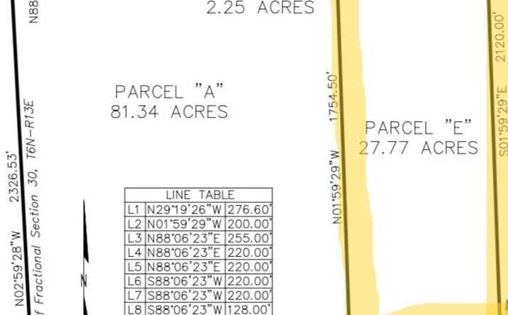 Pictures of Land property located at Parcel E Almont Rd, Allenton, MI 48002 for sales - image #1