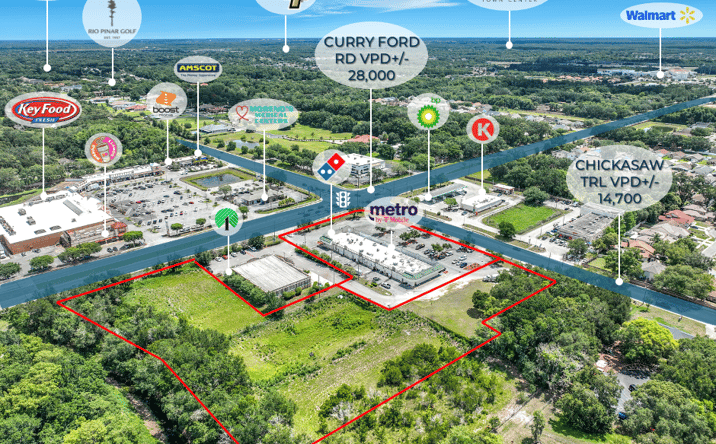 Pictures of Retail, Land property located at 2708 South Chickasaw Trail, Orlando, FL 32829 for sales - image #1