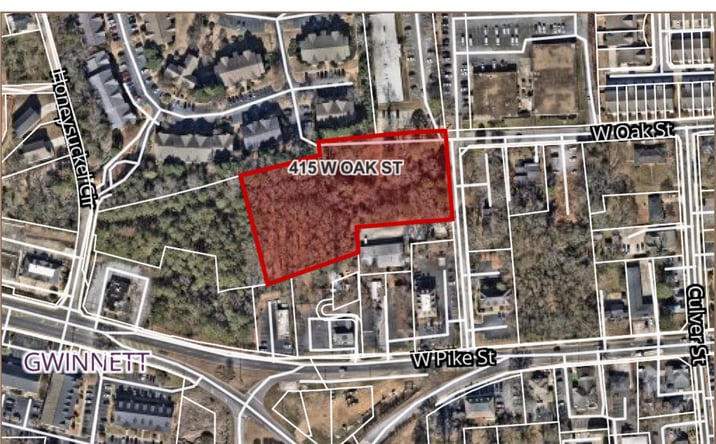 Pictures of Land property located at 415 W Oak St, Lawrenceville, GA 30046 for sales - image #1