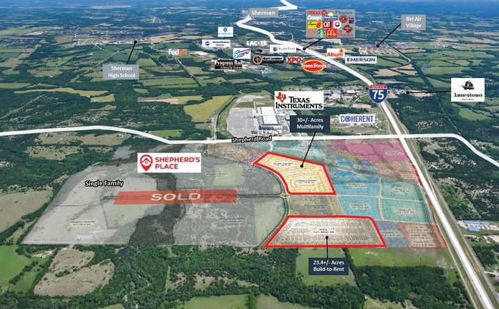 Pictures of Land property located at Shepherd Road, Sherman, TX 75092 for sales - image #1
