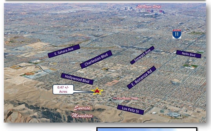 Pictures of Land property located at 6875 Beverly Glen Avenue, Las Vegas, NV 89110 for sales - image #1