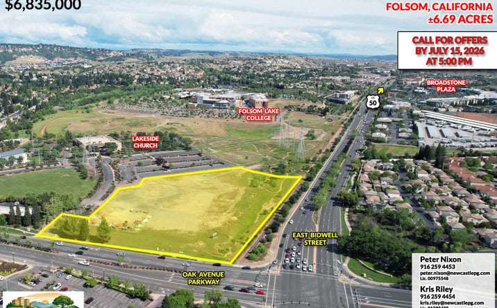 Pictures of Land property located at Northeast Corner of East Bidwell Street & Oak Avenue Parkway, Folsom, CA 95630-6809 for sales - image #1