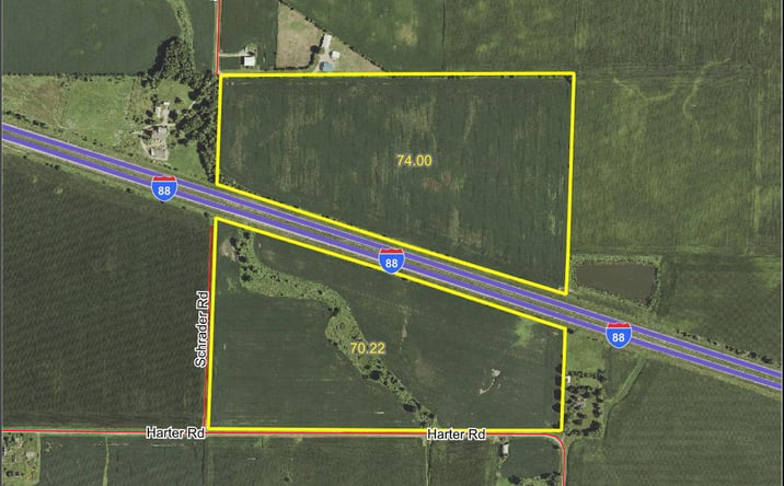 Pictures of Land property located at Schrader Rd. and Harter Rd., Maple Park, IL 60151 for sales - image #1