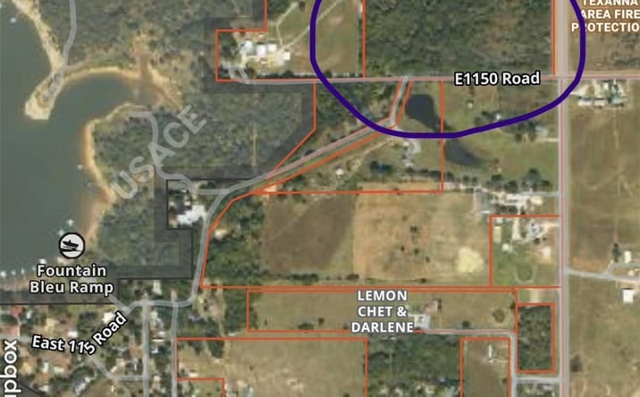 Pictures of Land property located at 421956 Texanna Road, Eufaula, OK 74432 for sales - image #1