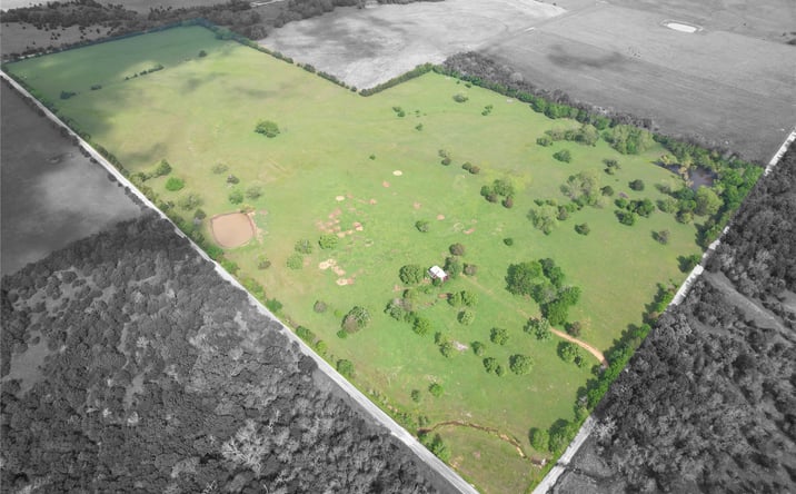 Pictures of Land property located at Blue Springs, Coleman, OK 73432 for sales - image #1
