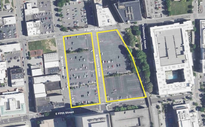 Pictures of Mixed Use, Land property located at Plaza Parking Lots, Winston-Salem, NC 27101 for sales - image #1