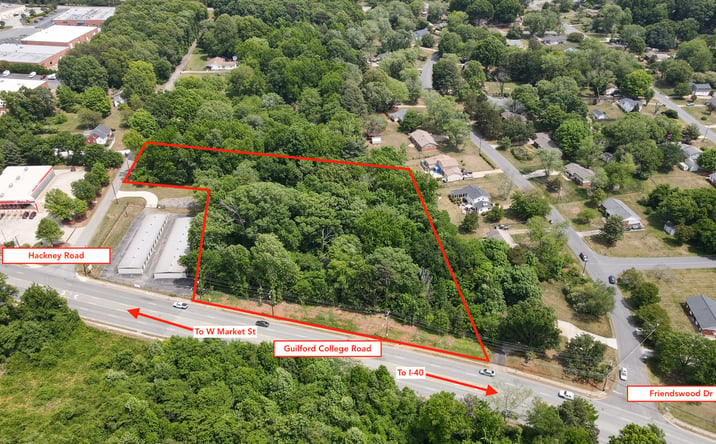 Pictures of Mixed Use, Retail, Multifamily property located at 207 GUILFORD COLLEGE RD, GREENSBORO, NC 27409-2139 for sales - image #1