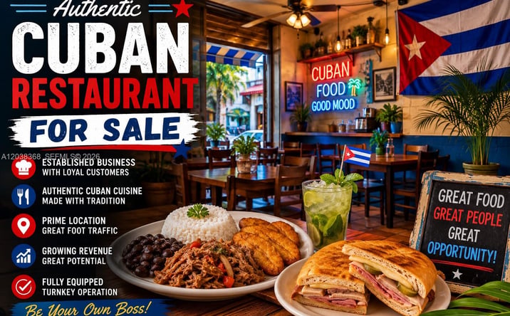 Pictures of Business for Sale, Retail property located at Restaurant for Sale High Traffic & Ready to Operate, Coral Gables, FL 33145 for sales - image #1
