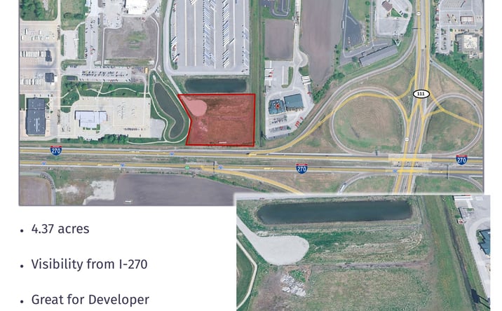 Pictures of Land property located at E. Chain of Rocks Rd., Pontoon Beach, IL 62040 for sales - image #1