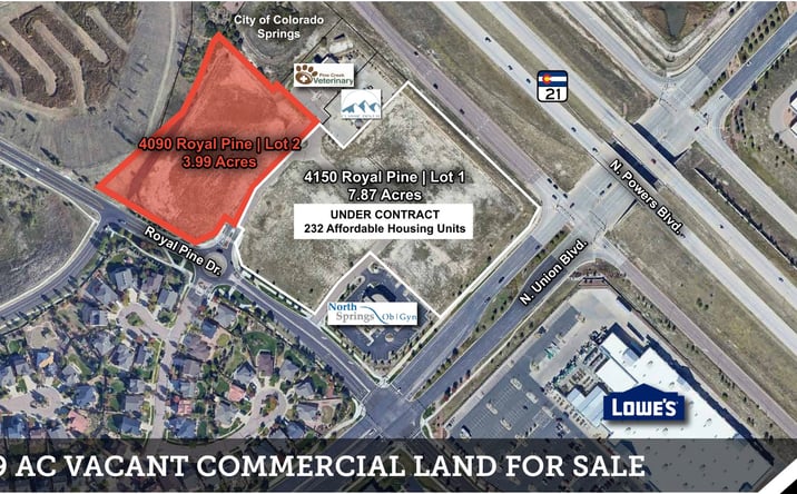 Pictures of Land property located at 4090 Royal Pine Dr., Colorado Springs, CO 80920 for sales - image #1